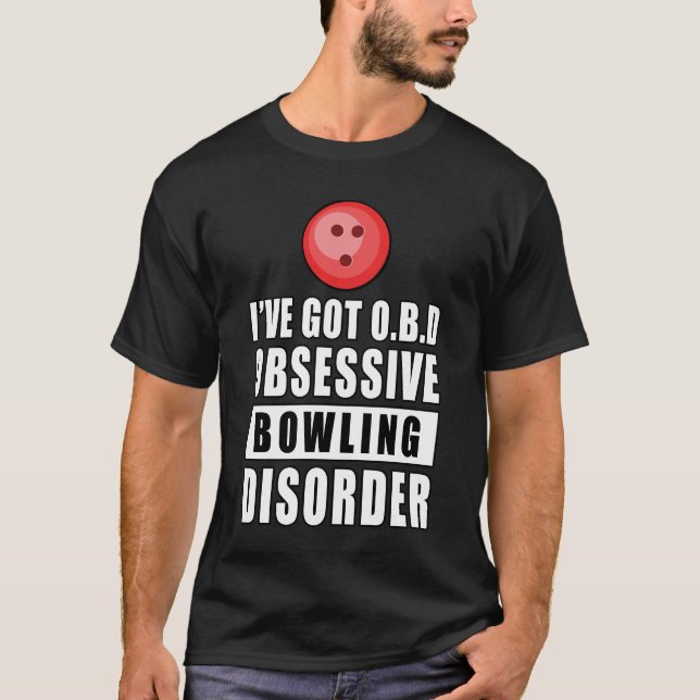 Camiseta Perturbação Obsessiva da Boliche - Citação Engraça (Frente)