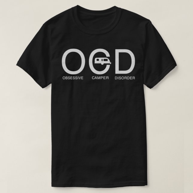 Camiseta Perturbação Obsessiva da Campanha de OCD (Frente do Design)