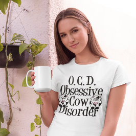 Camiseta Perturbação Obsessiva Da Vaca