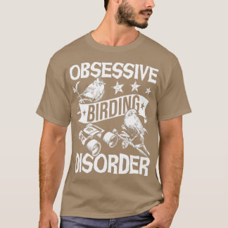 Camiseta Perturbação Obsessiva De Aves - Aves A Observar Av