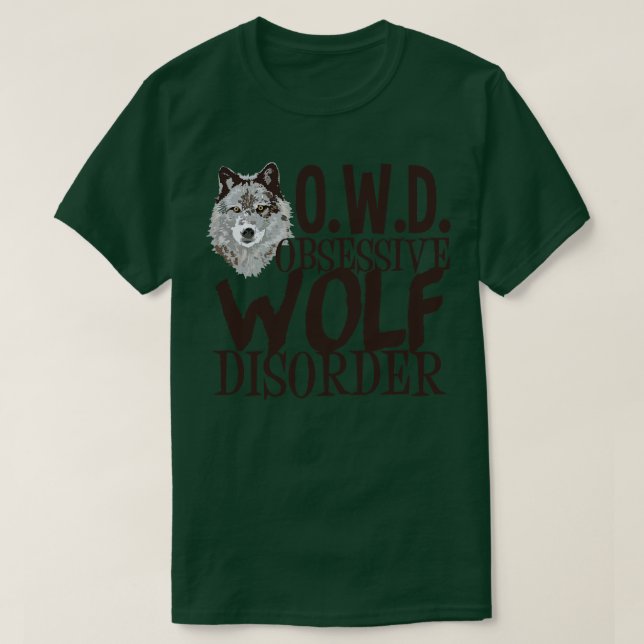 Camiseta Perturbação Obsessiva do Lobo (Frente do Design)