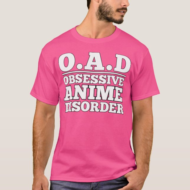 Camiseta Perturbação Obsessiva dos Animes (Frente)