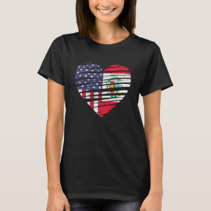 Camiseta Peru American Grown Heart USA Patriot Heritage Mon