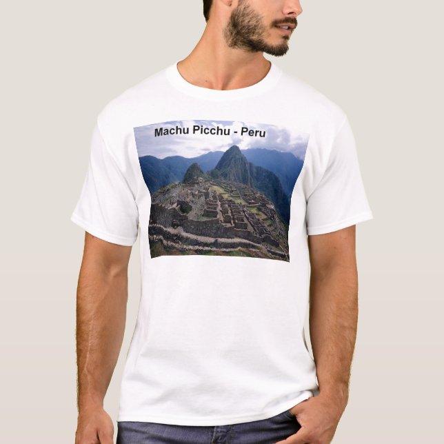 Camiseta Peru as ruínas de Machu Picchu (St.K.) (Frente)