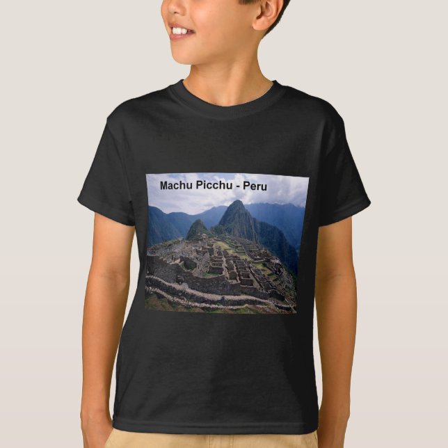 Camiseta Peru as ruínas de Machu Picchu (St.K.) (Frente)