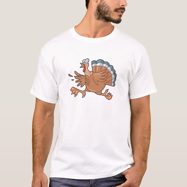 Camiseta peru assustado engraçado (Frente)