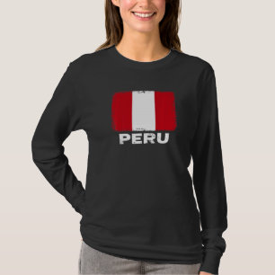 Camiseta Peru: Bandeira apóia Pessoas femininas peruanas