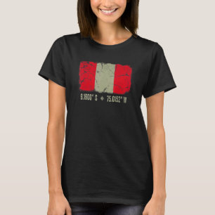 Camiseta Peru: Bandeira coordena homens mulheres patrimônio