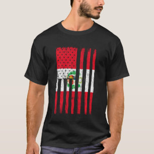 Camiseta Peru: Bandeira do Peru para homens do Peru