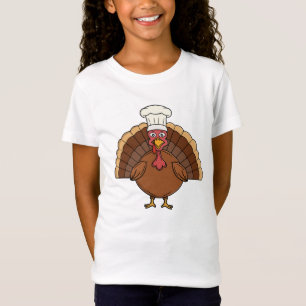 Camiseta Peru Cartoon Dia de Ação de Graças Chef