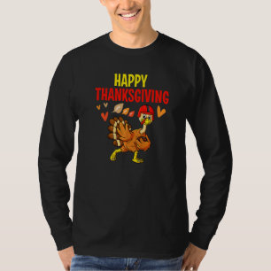 Camiseta Peru Com Futebol Outono Vibrações Feliz Ação de Gr