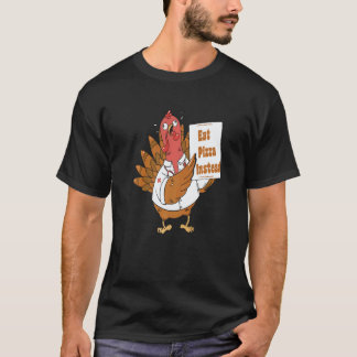 Camiseta Peru Coma Pizza Em vez Dia de Ação de Graças Vega