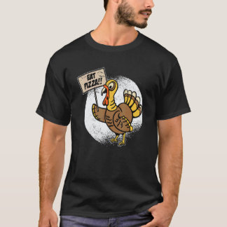 Camiseta Peru Comer Pizza Adulto Vegano Crianças Ação de Gr
