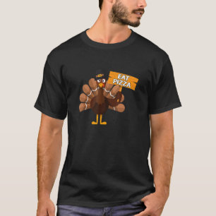 Camiseta Peru Comer Pizza Adulto Vegano Crianças Ação de Gr