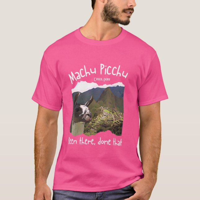 Camiseta Peru Cusco Llama Souvenir Machu Picchu (Frente)