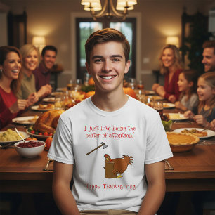 Camiseta Peru de Ação de Graças Centro das Atenções