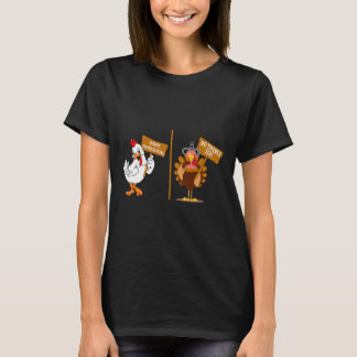 Camiseta Peru de Ação de Graças Sem Obrigado Mal-Humorado D
