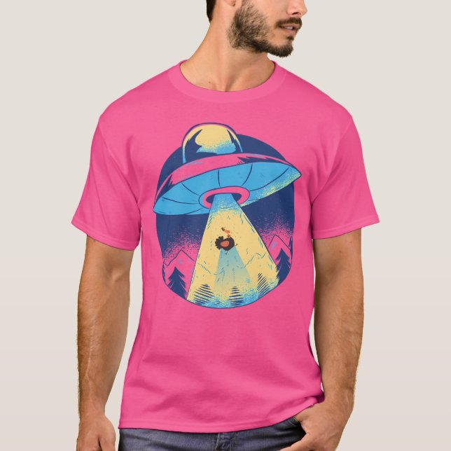 Camiseta Peru de Feixe de Trator de Espaçonave (Frente)