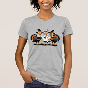 Camiseta Peru do Dia das Bruxas Boo, Peru do Dia de Ação de