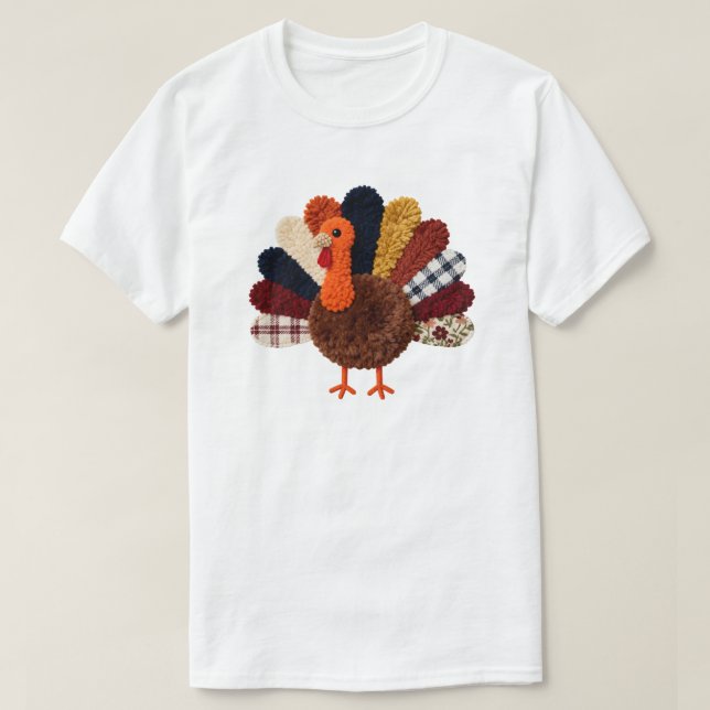 Camiseta Peru do Dia de Ação de Graças (Frente do Design)