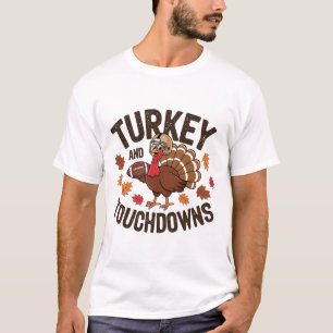 Camiseta Peru do Dia de Ação de Graças e Touchdowns Jogador
