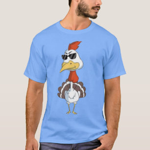 Camiseta Peru do Dia de Ação de Graças Marrom Pena Amarela 
