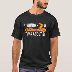 Camiseta Peru Eu Me Pergunto Se As Asas De Frango Pensam Em