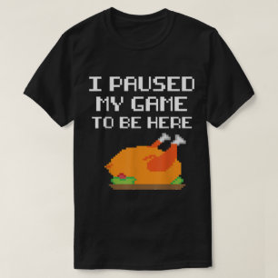 Camiseta Peru Gamer Divertido   Eu Pausei Meu Design de Jog