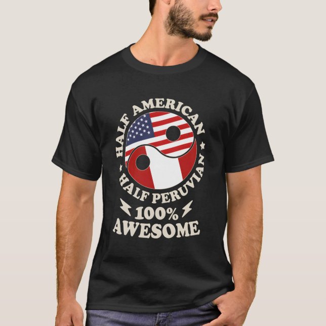 Camiseta Peru Half American 100 peruano (Frente)