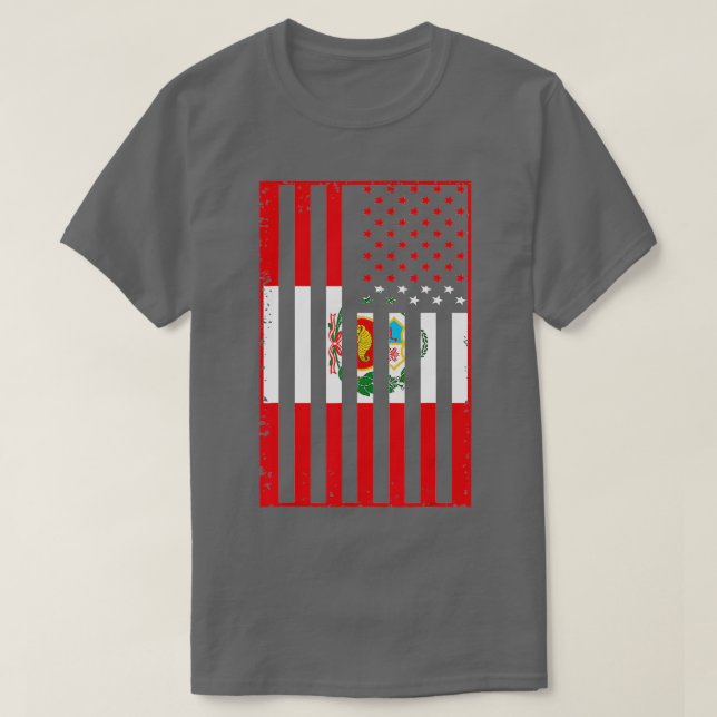 Camiseta Peru: Homens de Bandeira Peruanos Mulheres Criança (Frente do Design)