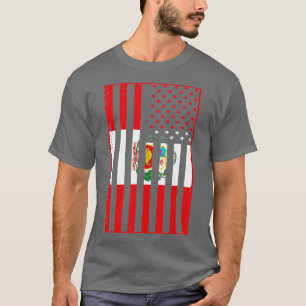 Camiseta Peru: Homens de Bandeira Peruanos Mulheres Criança