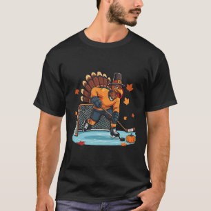 Camiseta Peru jogando hóquei no gelo no Dia de Ação de Graç