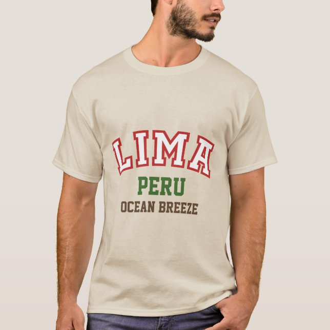 Camiseta Peru Light Style T-Shirt (Frente)