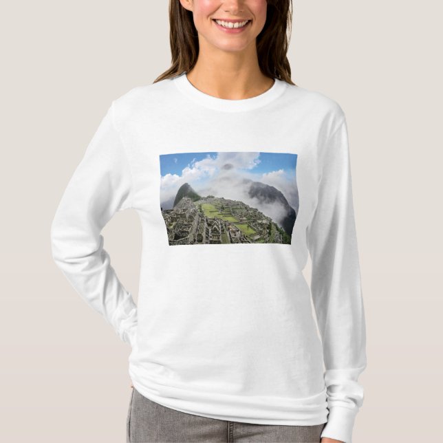 Camiseta Peru, Machu Picchu, a antiga cidade perdida de 4 (Frente)