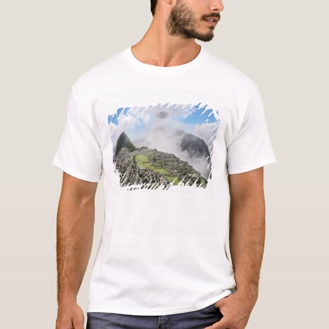 Camiseta Peru, Machu Picchu, a antiga cidade perdida de 4 (Frente)