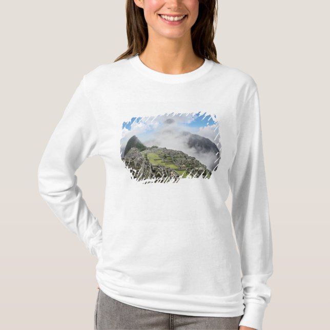 Camiseta Peru, Machu Picchu, a antiga cidade perdida de 4 (Frente)