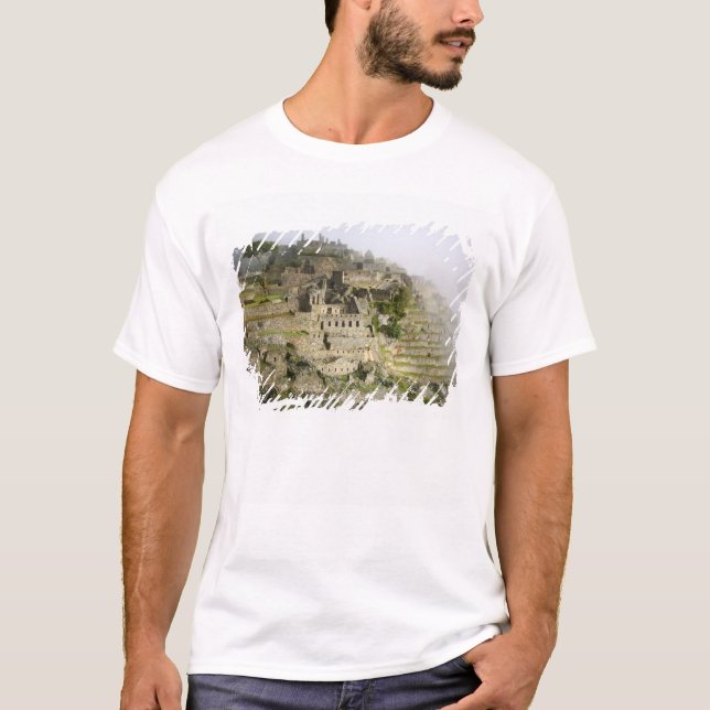 Camiseta Peru, Machu Picchu. A antiga cidadela de Machu (Frente)