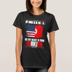 Camiseta Peru Minha Casa Fica Nos EUA Mas Meu Coração É Do 