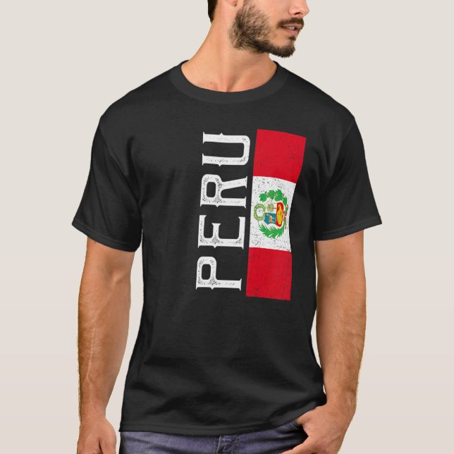 Camiseta Peru: Patrimônio do Orgulho do Orgulho Apoia Bande (Frente)