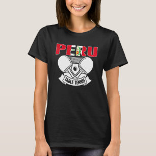 Camiseta Peru Ping Pong Equipe de Tênis de Mesa Peruana Sup