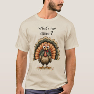 Camiseta Peru Quirky Turquia O Que Há Para Jantar? Masculin