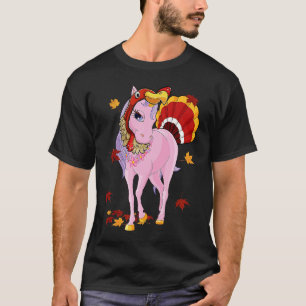 Camiseta Peru Unicórnio Dia de Ação de Graças Engraçado Ama