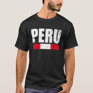 Camiseta Peru: Vintage Bandeira Peruana 3