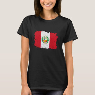 Camiseta Peru: Vintage Bandeira peruana Orgulho peruano Per