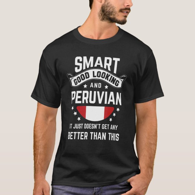 Camiseta Peruvian Flag Native Pride  Peru Peruvian Roots (Frente)