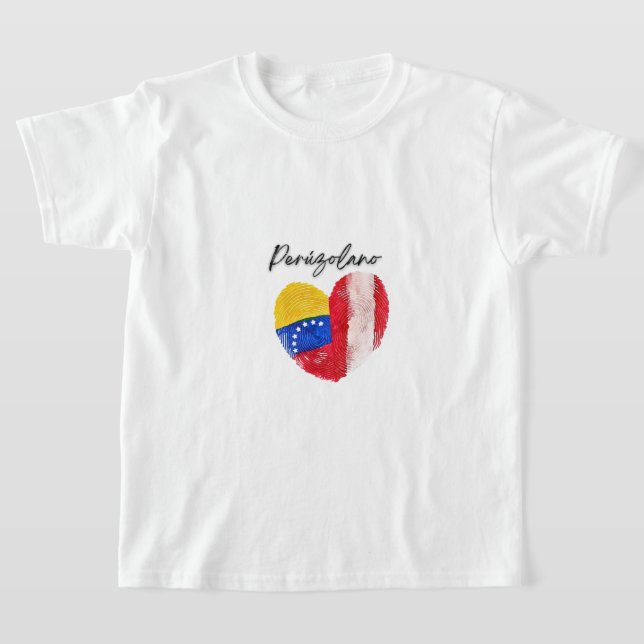 Camiseta “Peruzolano” – Orgullo Perú-Venezuela (Postura )