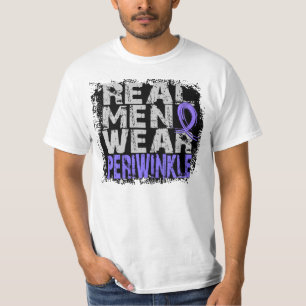 Camiseta Pervinca real do desgaste de homens do cancer