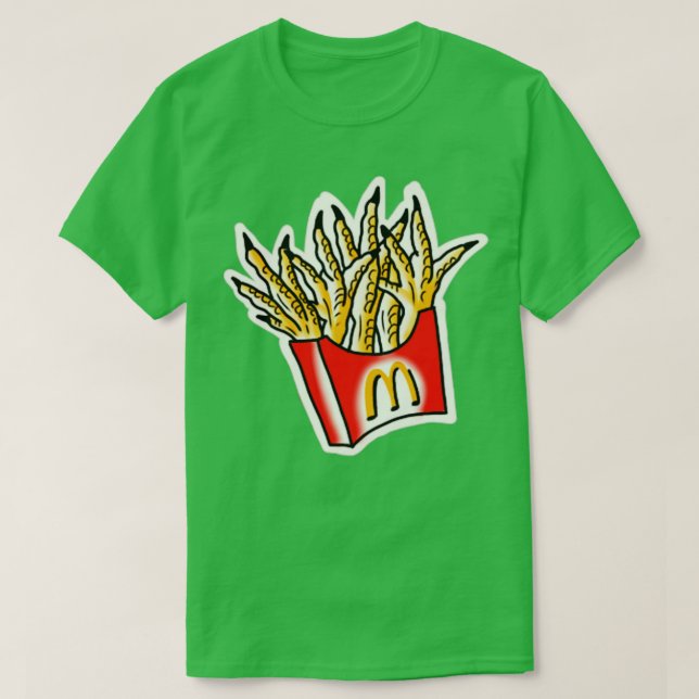 Camiseta Pés de frango Mc Fries Tatuagem Tradicional (Frente do Design)