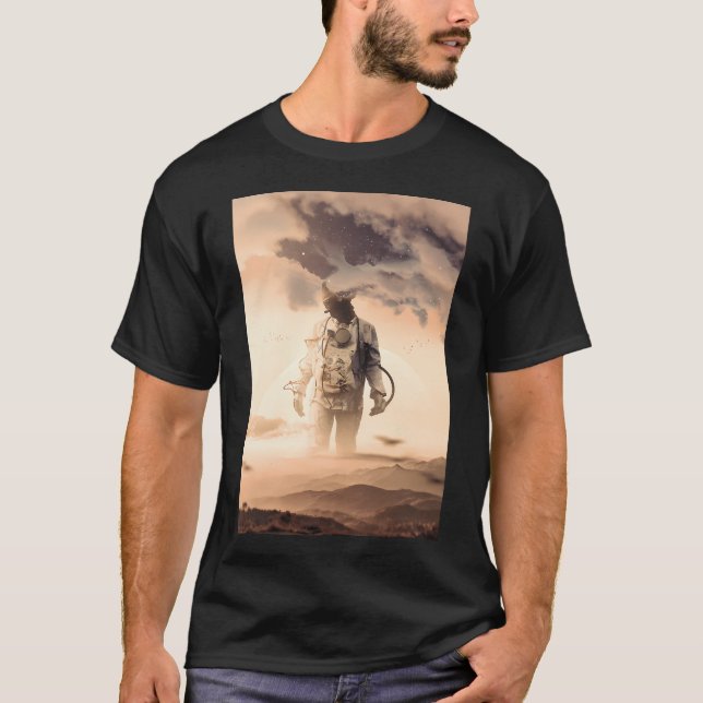 Camiseta Pés no Chão, Cabeça nas Nuvens (Frente)