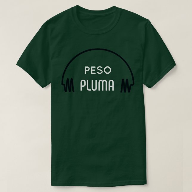 Camiseta Pesa pluma (Frente do Design)